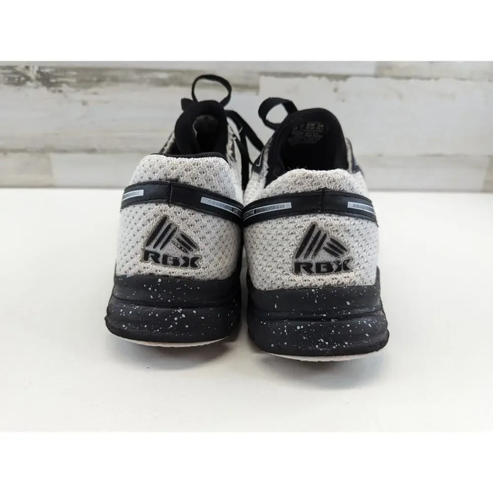 Reebok White Black Splatter Low Top Running Shoes EF6402 AJAX2-k Men's‎ Size 8.5 - Picture 6 of 14
